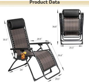 Silla Reclinable Zero Gravity Plegable "Incbruce"