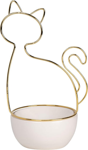 Porta-joyas en forma de gato