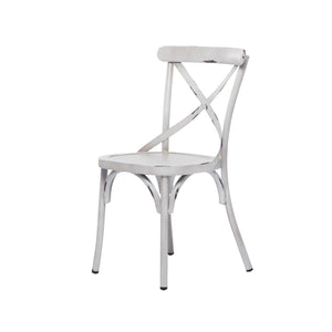 Silla de comedor de metal