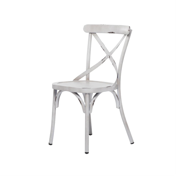 Silla de comedor de metal