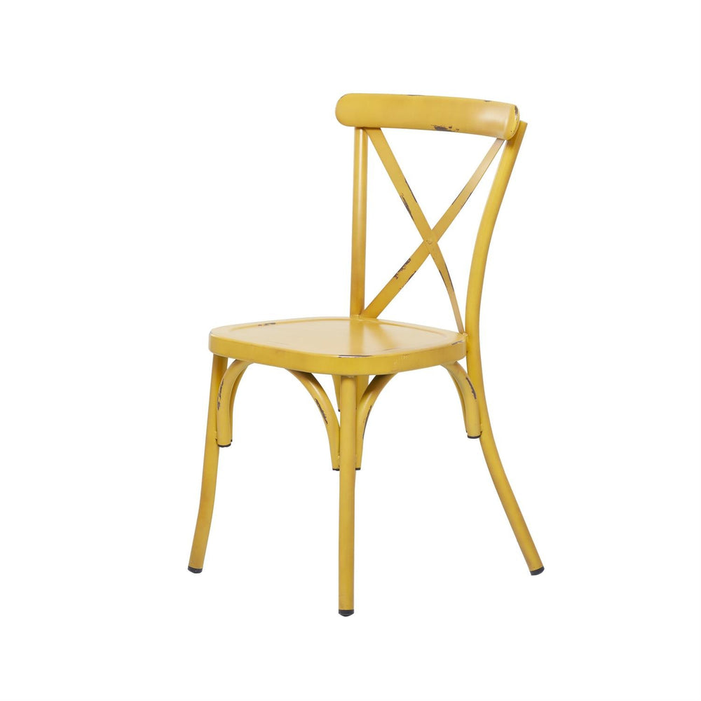 Silla de comedor de metal