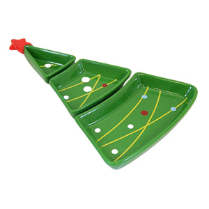 árbol de Navidad Tree Candy Dish – 3 secciones