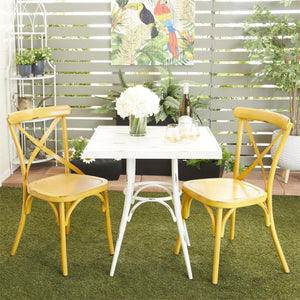 Silla de comedor de metal