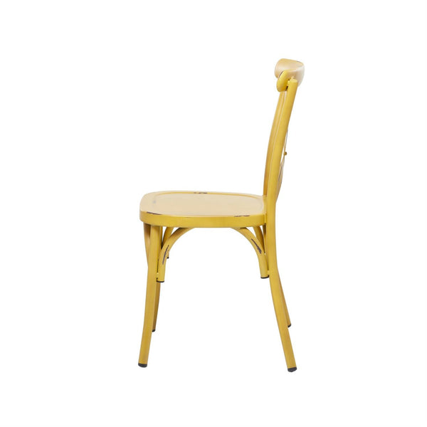 Silla de comedor de metal