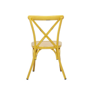 Silla de comedor de metal