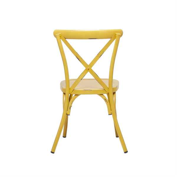 Silla de comedor de metal