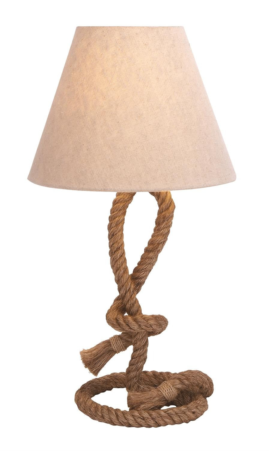 Lámpara de mesa de cuerda