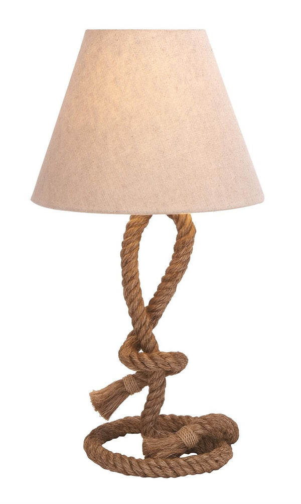 Lámpara de mesa de cuerda