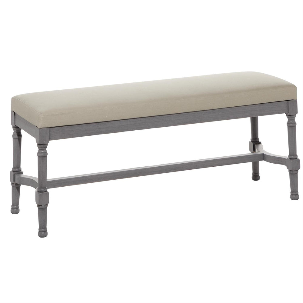 Banco de madera gris