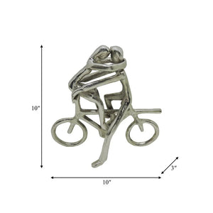 Escultura Pareja en Bicicleta