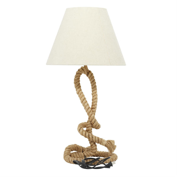 Lámpara de mesa de cuerda