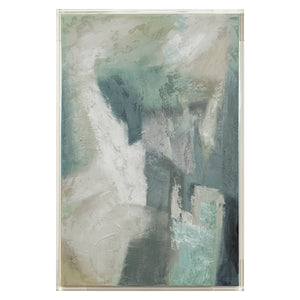 Cuadro de pared pintado a mano con marco acrílico Bexley de 40 x 60 cm