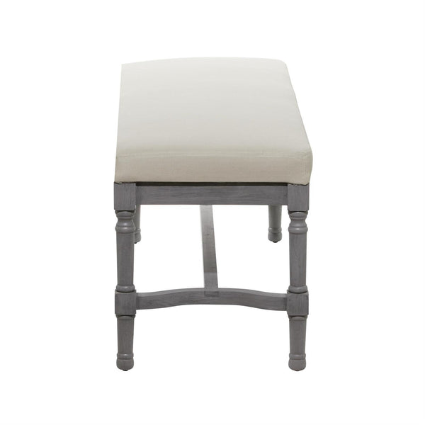 Banco de madera gris