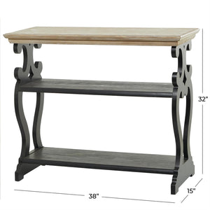 Consola de Madera Rústica