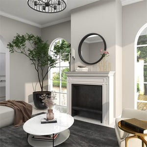 Jarrón decorativo geométrico plegable en metal dorado