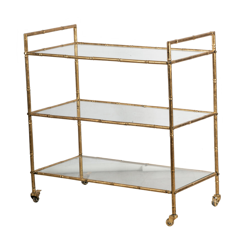 Carrito de Bar Antique Gold