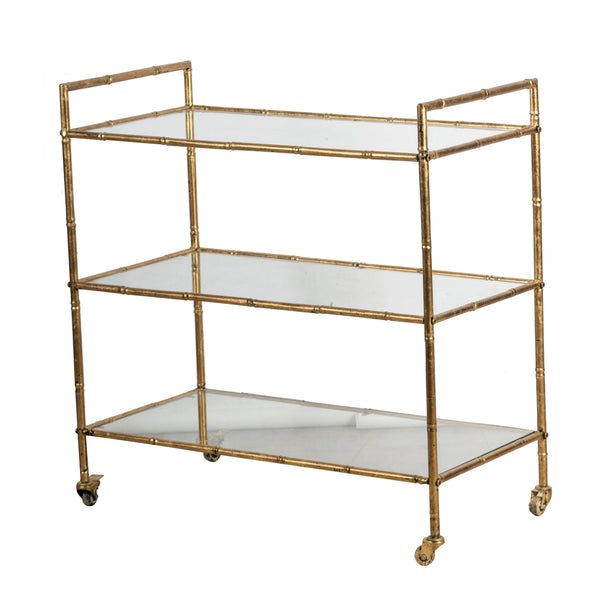 Carrito de Bar Antique Gold
