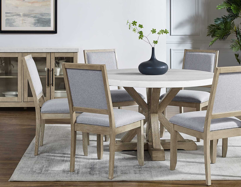 Comedor Redondo de 4 Sillas Carena