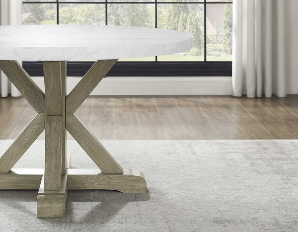 Comedor Redondo de 4 Sillas Carena