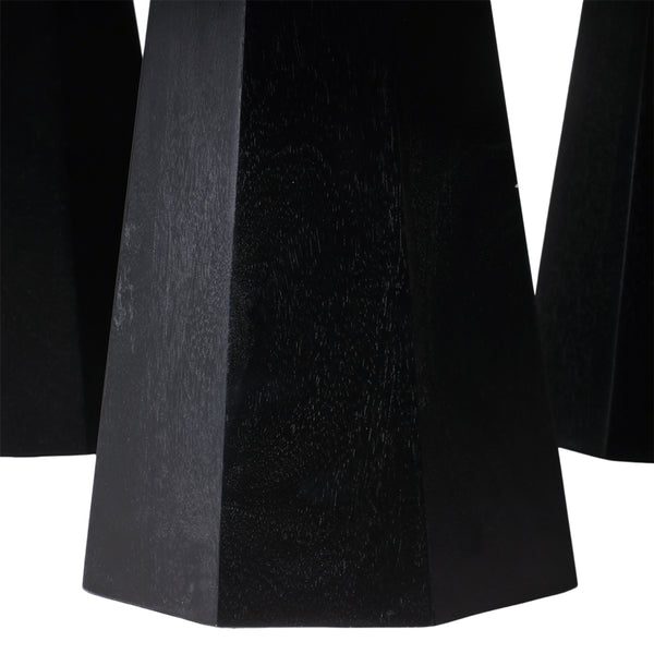 Mesa de centro Luzia de 43″ de mármol y madera metalizada