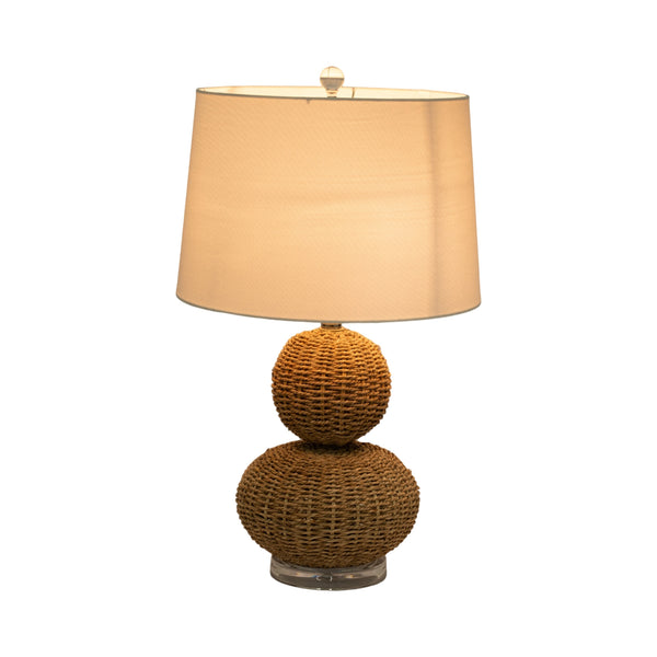 Lámpara de mesa Rattan de 25″