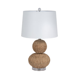 Lámpara de mesa Rattan de 25″