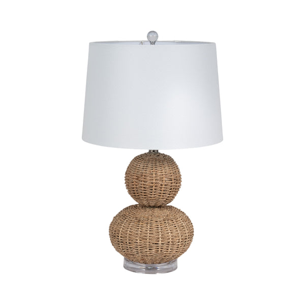 Lámpara de mesa Rattan de 25″