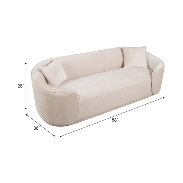 Sofa Gray Barrel