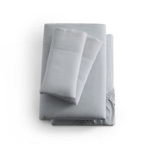 Juego de sábanas de Lino tejido, King, Gris