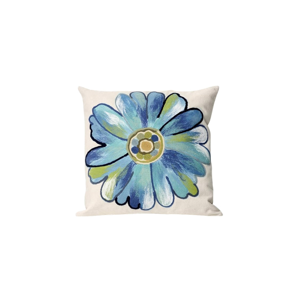 Cojín decorativo Daisy para interior/exterior – diseño floral