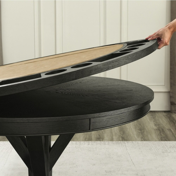 Juego Comedor 6PC Negro (GAME)